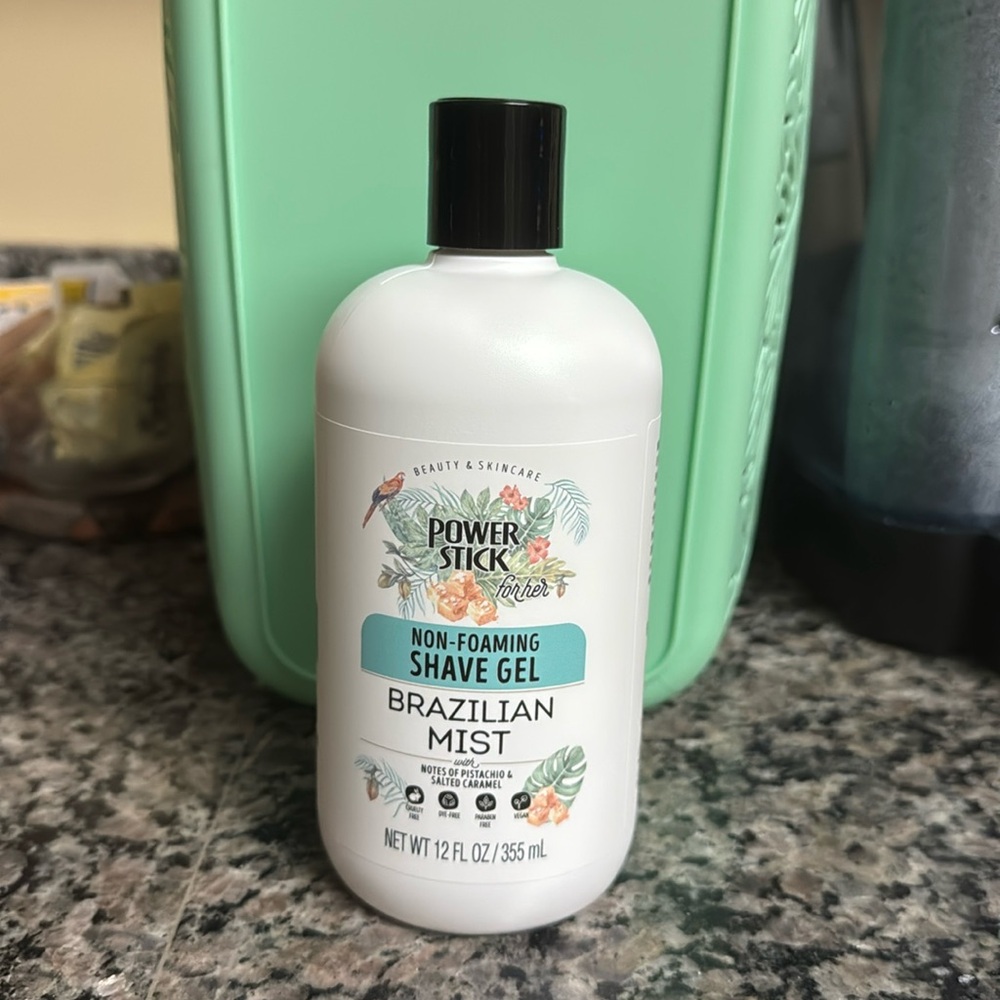 Power stick non foaming shave gel